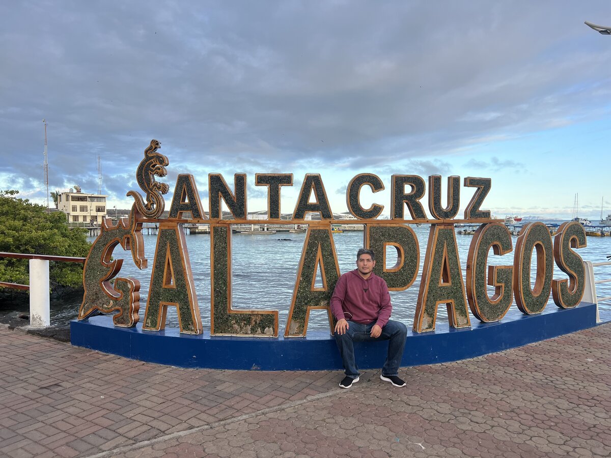 Uncle Rich in Santa Cruz, Galápagos